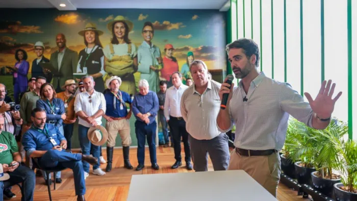 Governador Eduardo Leite apresenta plano de irrigação resiliente na Expodireto
