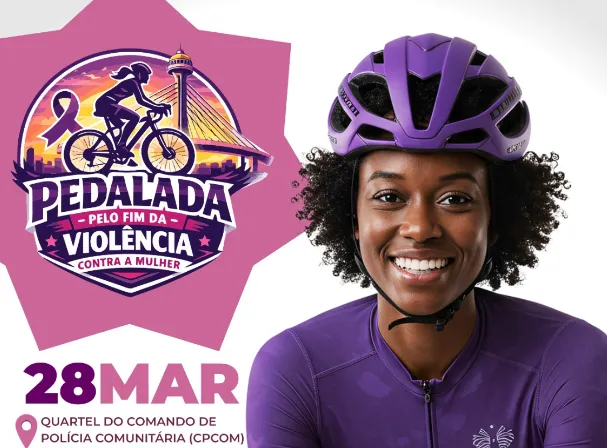 1ª Pedalada pelo Fim da Violência contra a Mulher será realizada dia 28 de março em Teresina; saiba como se inscrever