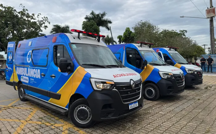  Ambulâncias para a frota da rede municipal (Foto: David Lucas | Assessoria Parlamentar)