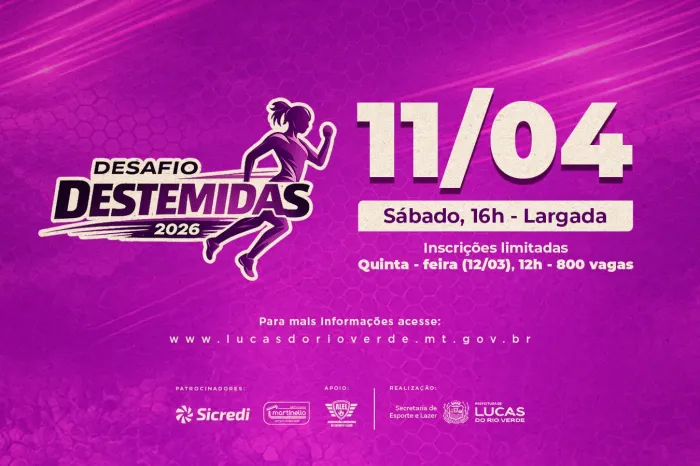 Destemidas 2026: corrida com obstáculos para mulheres abre inscrições nesta quinta-feira (12)