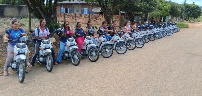 Mandato do deputado Ismael Crispin leva mobilidade e reforça saúde em Campo Novo com entrega de 34 motocicletas