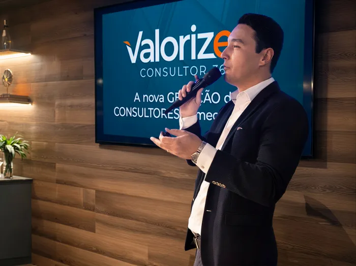 Joe Ruas em mentoria da Valorizee