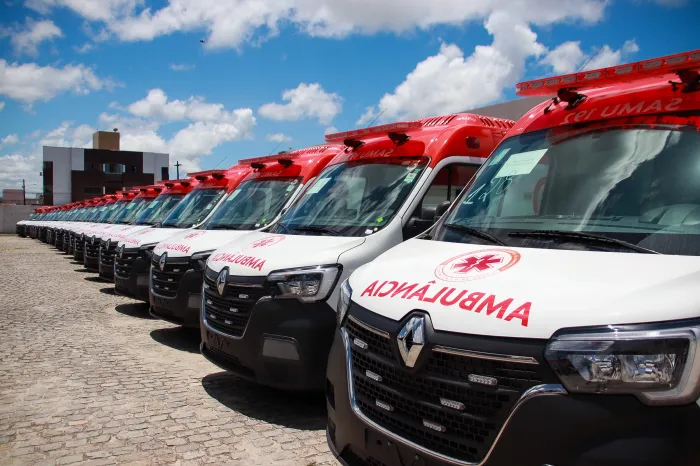 Paraíba recebe 38 novas ambulâncias do Samu para reforçar atendimento de urgência em 31 municípios