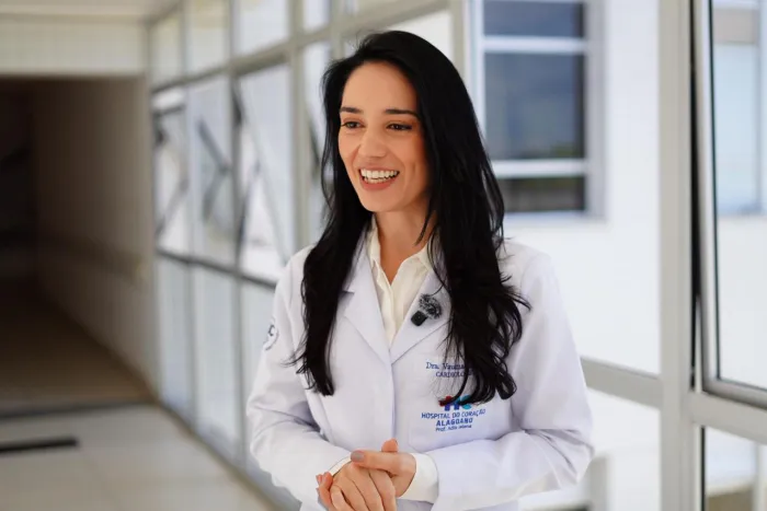 A cardiologista Váuma Garrote alerta para os riscos de dormir pouco ou mal - Marco Antônio / Ascom Sesau