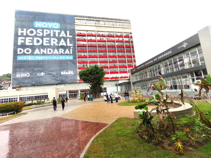 A Prefeitura do Rio assumiu a gestão do Hospital do Andaraí em dezembro de 2024 - Fabio Motta/Prefeitura do Rio