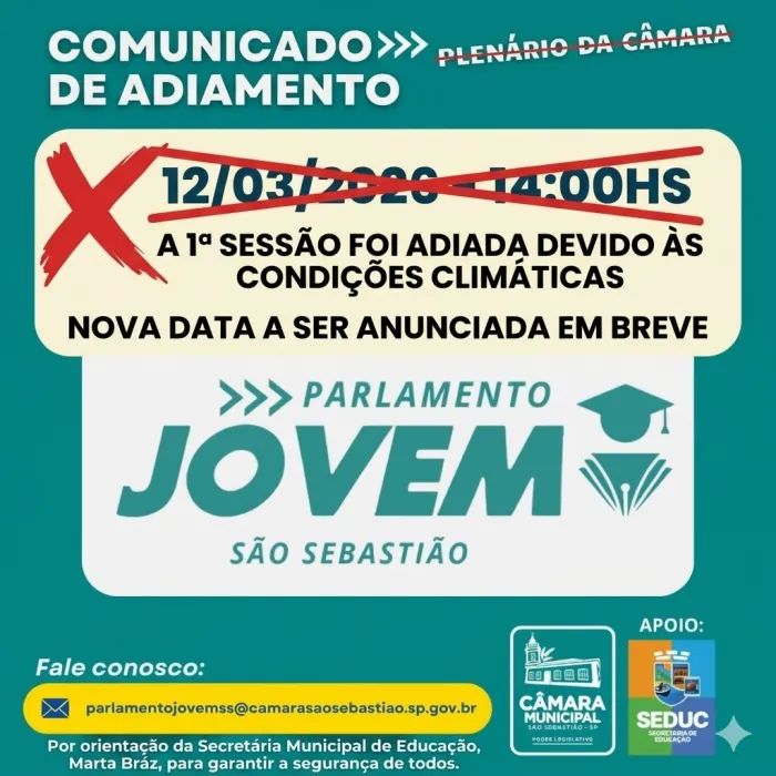 Foto: Reprodução/Câmara de São Sebastião - SP