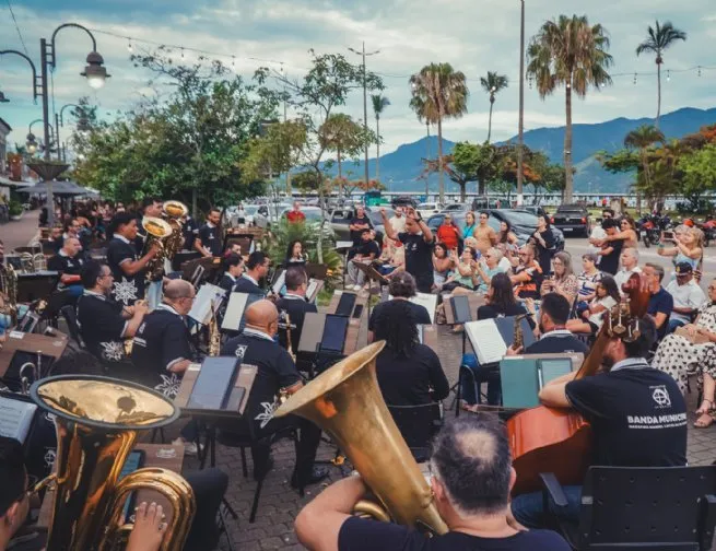 Banda Municipal de São Sebastião se apresenta no domingo no Complexo Turístico da Rua da Praia