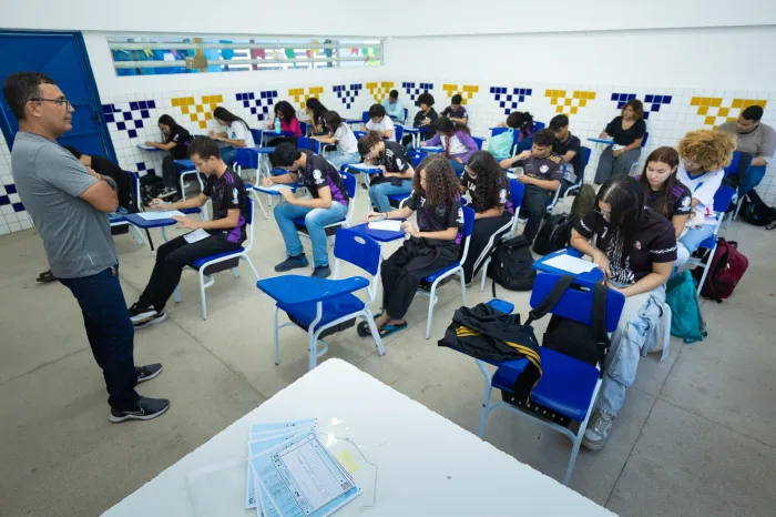 Podem participar da competição os estudantes do ensino fundamental e médio - Alexandre Teixeira/Ascom Seduc
