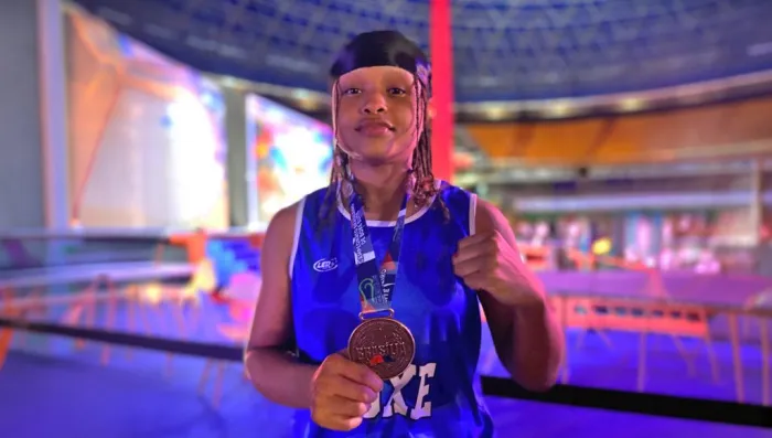 Grace Kelly cursou Etec de Esportes e hoje se dedica à Fatec Esportes, enquanto treina para o próximo campeonato de boxe | Foto: Divulgação