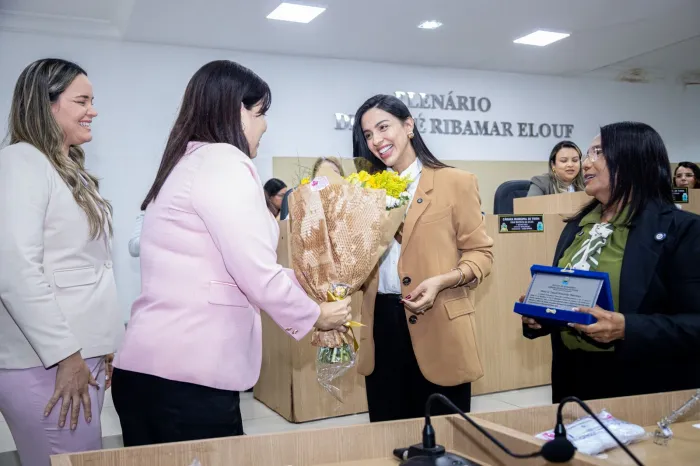 Deputada Daniella é homenageada na Câmara Municipal de Timon, em reconhecimento aos relevantes serviços prestados à cidade