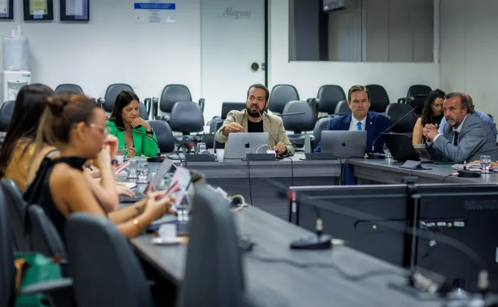 Durante a reunião, foi apresentada a proposta do Ciclo de Conferência para Avaliação de Políticas Públicas - Thiago Sampaio / Agência Alagoas