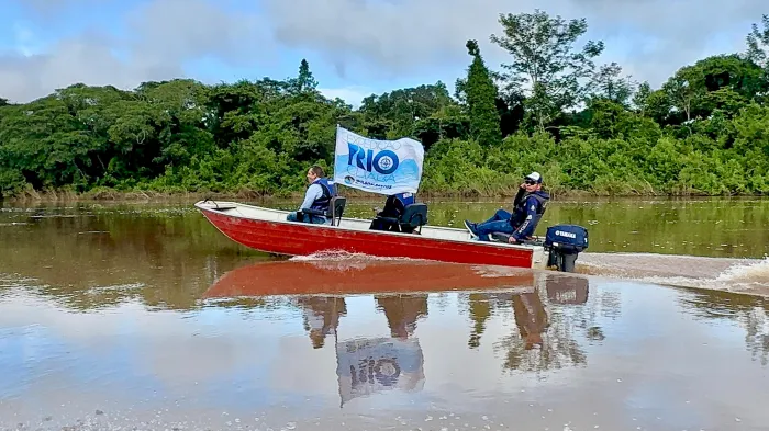 A fiscalização apontou pontos críticos que interferem na qualidade da água do rioFoto: Samantha dos Anjos