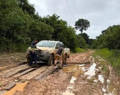 Estrada de acesso ao Lago do Cuniã (Foto: Assessoria Parlamentar)