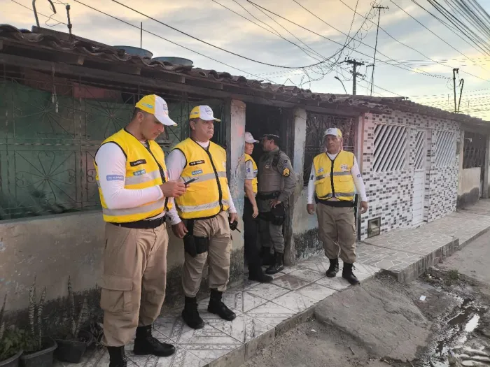 Ronda no Bairro viabilizou uma visita da Equipe de Articulação Social do programa - Ascom Ronda no Bairro
