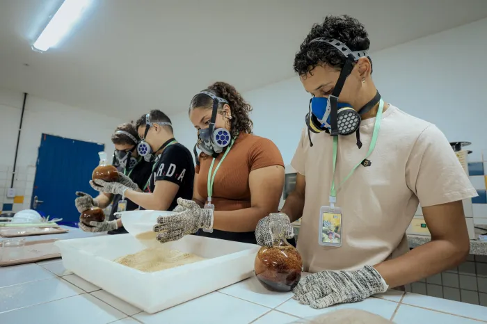 Alunos viajaram com o apoio da Seduc - Alexandre Teixeira e Ana Paula Lins/Ascom Seduc