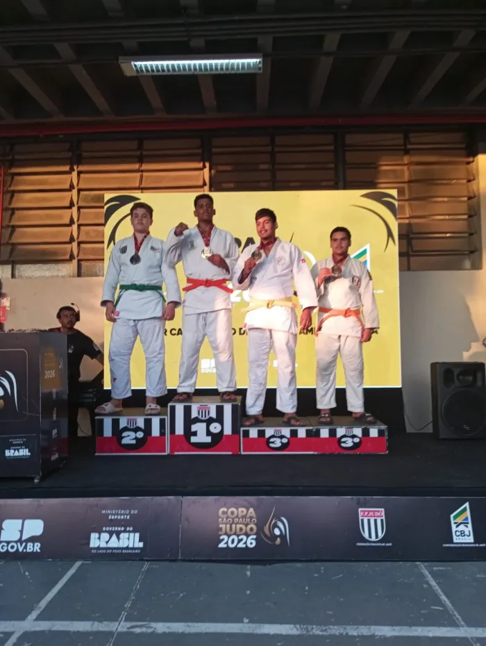 Judocas de Araçatuba conquistam medalhas na Copa São Paulo de Judô