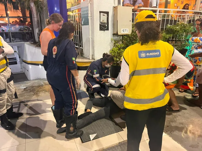 Agentes acionaram o Samu - Ascom Seprev