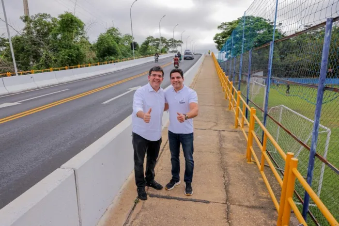 Rafael entrega recuperação da Ponte do Mocambinho e destaca que governo já investiu R$ 500 milhões em obras na capital