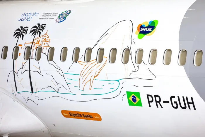 Espírito Santo ganha destaque em nova aeronave da GOL