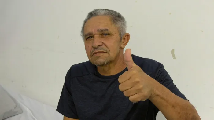 Agricultor já recebeu alta hospitalar e voltou para as suas terras no interior de Alagoas - Thallysson Alves / Ascom HGE