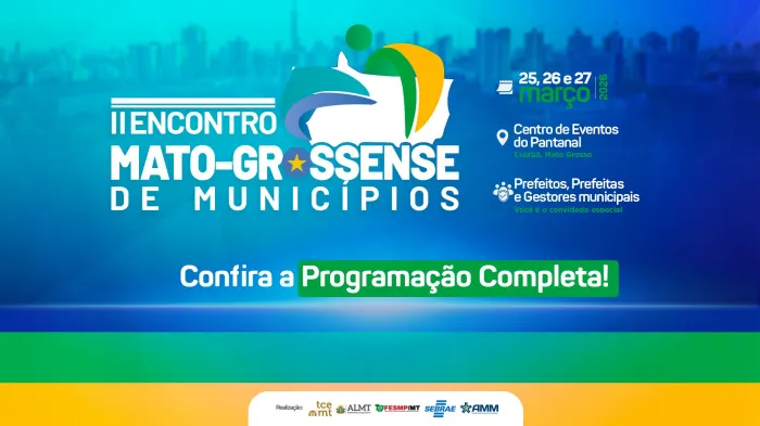 Encontro de Municípios: Confira a programação completa dos três dias de evento