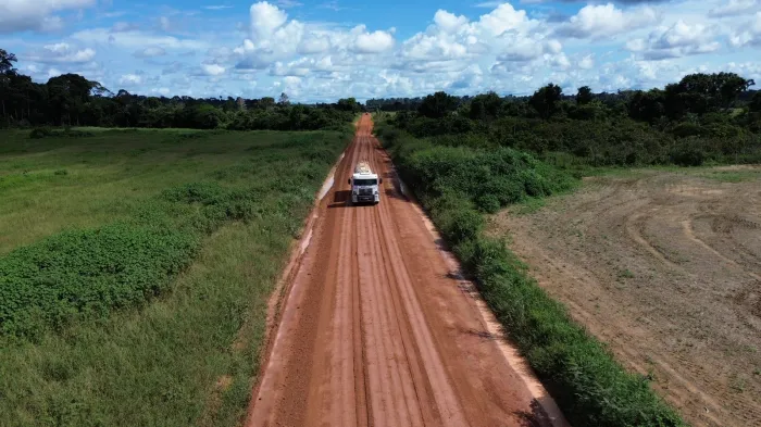  RO-140, no trecho localizado no município de Rio Crespo (Foto: Assessoria Parlamentar)
