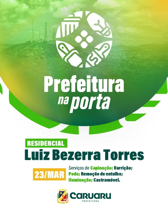 Foto: Reprodução/Prefeitura de Caruaru - PE