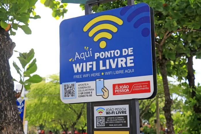 Prefeitura de João Pessoa disponibiliza 15 pontos de internet gratuita
