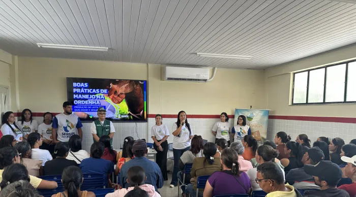 Secretaria de Estado da Assistência Social realiza palestra de contrapartida do programa Mão Amiga em Poço Redondo