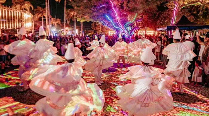 Sergipanidade marca segunda noite do Festival SE Mapping na Praça Fausto Cardoso