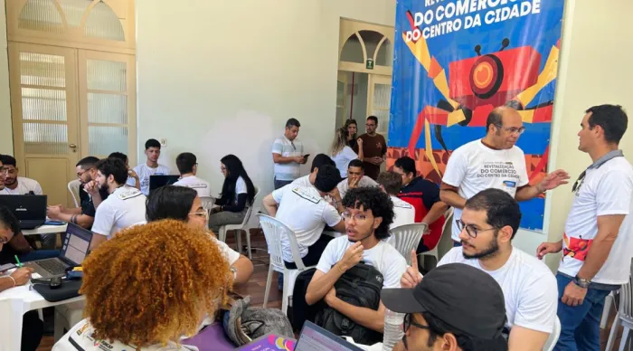 Maratona de inovação reúne jovens sergipanos para desenvolver soluções que modernizem o comércio no Centro e atraiam o público à região / Fotos: Leonardo Mecenas e Daniele Melo