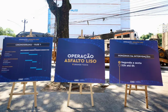 Prefeitura inicia na Tijuca a nova fase do Programa Asfalto Liso