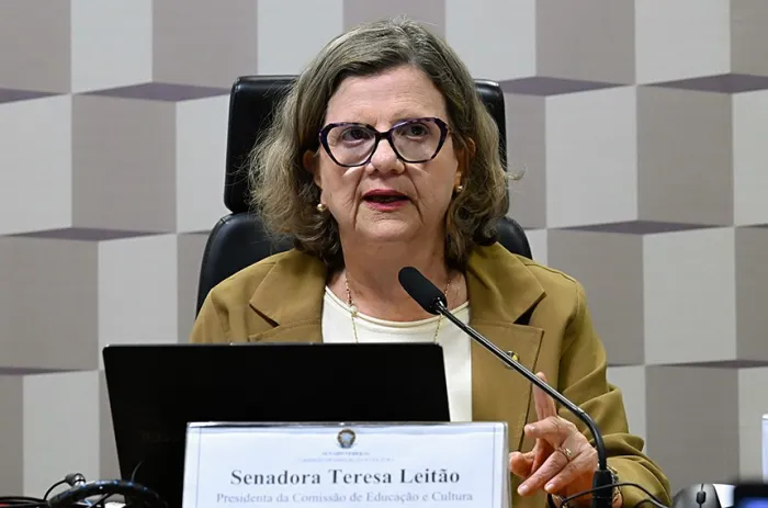 Presidente da CE, Teresa Leitão é a relatora do PL 2.614/2024, do Plano Nacional de Educação - Foto: Waldemir Barreto/Agência Senado