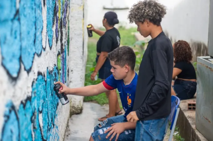 Projeto Grafite em Cena renova prédio histórico em Demerval Lobão com recursos da PNAB