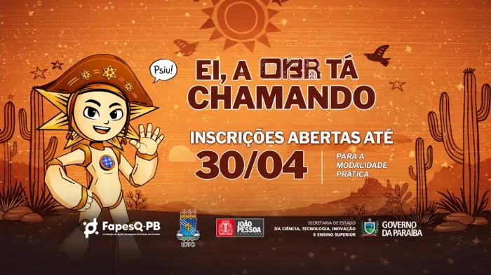 Governo da Paraíba abre inscrições para Olimpíada Brasileira de Robótica 2026