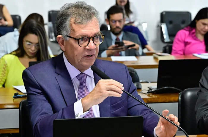 Relator, Laércio Oliveira apresentou relatório favorável ao PL 3.025/2022 - Foto: Geraldo Magela/Agência Senado