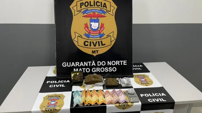 Polícia Civil prende homem por crime de tráfico de drogas em Guarantã do Norte