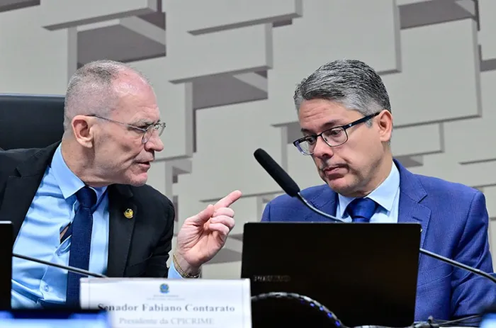 O senador Fabiano Contarato é presidente e o senador Alessandro Vieira, relator da CPI - Foto: Geraldo Magela/Agência Senado