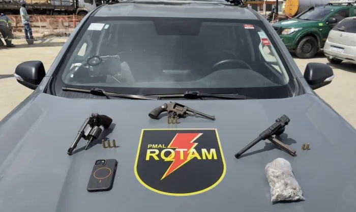 A ocorrência foi encaminhada à Central de Flagrantes - Ascom PMAL