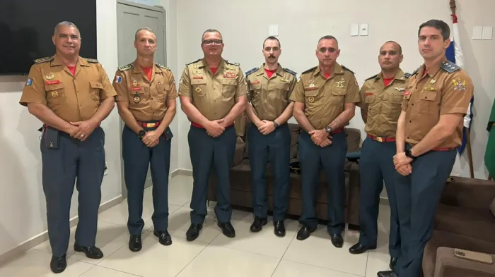 CBMAL recebe comitiva do Corpo de Bombeiros do Tocantins em visita técnica