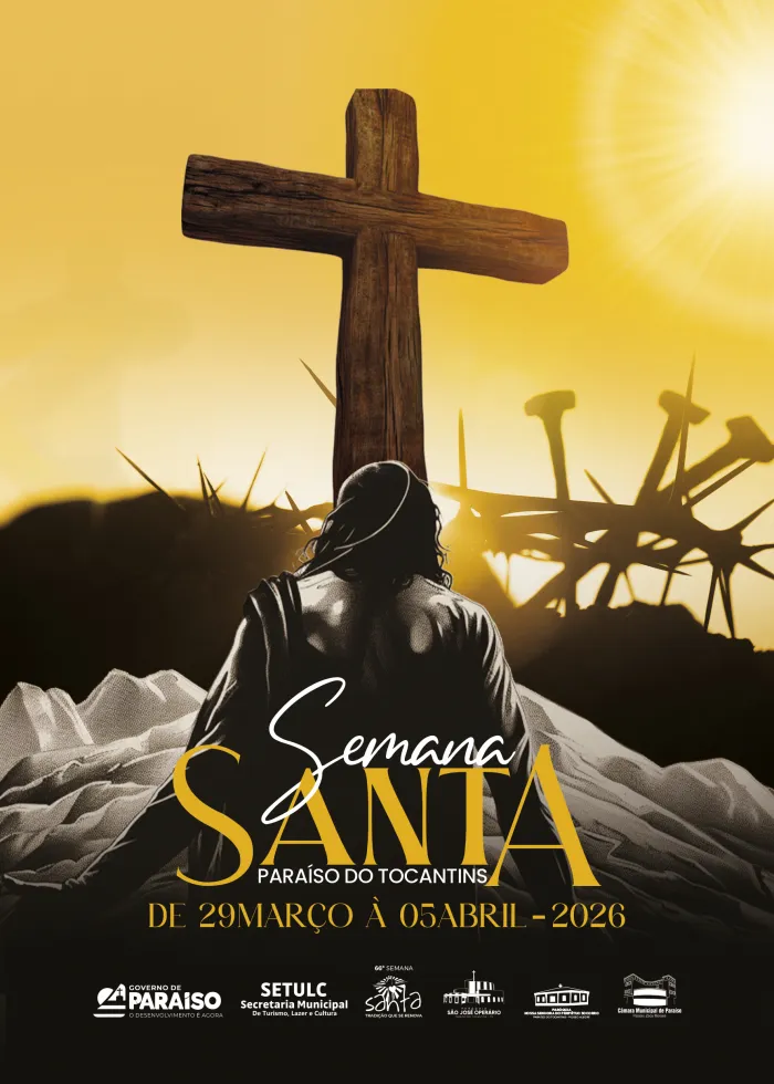 Prefeitura de Paraíso do Tocantins divulga programação oficial da Semana Santa 2026