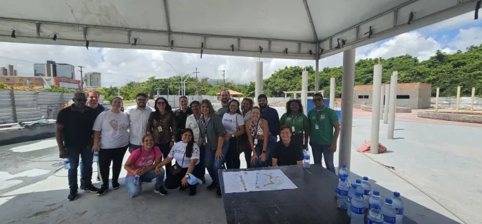 Segov realiza vistoria das obras de implantação da Praça Aymar Mesquita