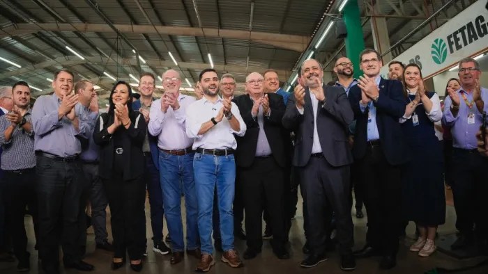 Gabriel Souza reforçou a atuação do Estado na busca por soluções para o endividamento dos produtores rurais -Foto: Joel Vargas/Ascom GVG