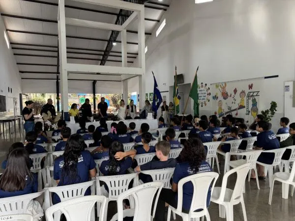 Escola Municipal Vila Bela inicia atividades do Proerd com atendimento a cerca de 110 alunos