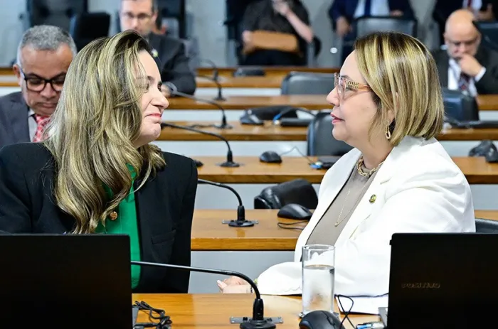 A senadora Augusta Brito é autora e a senadora Jussara Lima, relatora do projeto - Foto: Geraldo Magela/Agência Senado