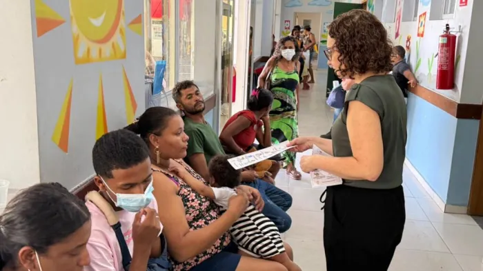 Hospital Infantil realiza blitz educativa para reforçar prevenção contra a dengue