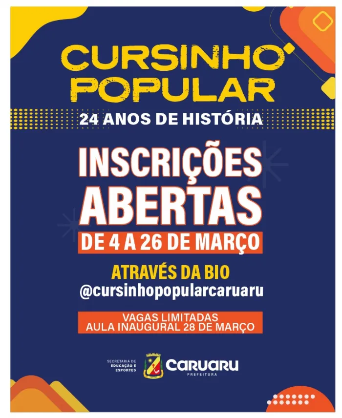 Foto: Reprodução/Prefeitura de Caruaru - PE