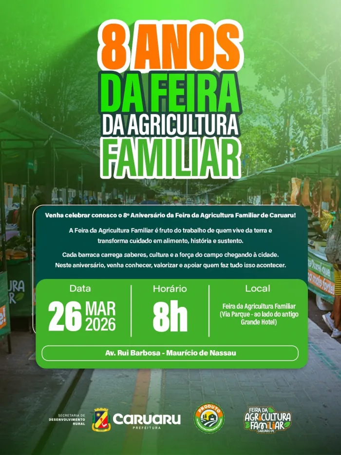 Foto: Reprodução/Prefeitura de Caruaru - PE