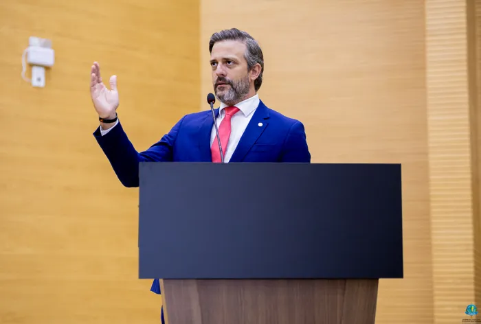  Deputado Delegado Lucas comemorou avanço de projeto que reconhece a Polícia Civil do estado (Foto: Thyago Lorentz | Secom ALE/RO)