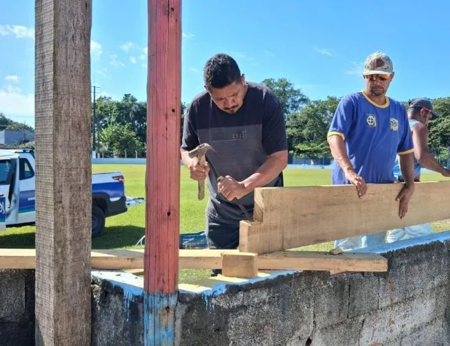 Prefeitura de São Sebastião inicia revitalização do Campo dos Gaivotas, em Boraceia
